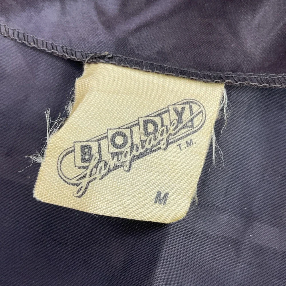 Vintage Pink Floyd Jacket Satin Bomber‎ Snap 80s Body Language Sz M Made In USA